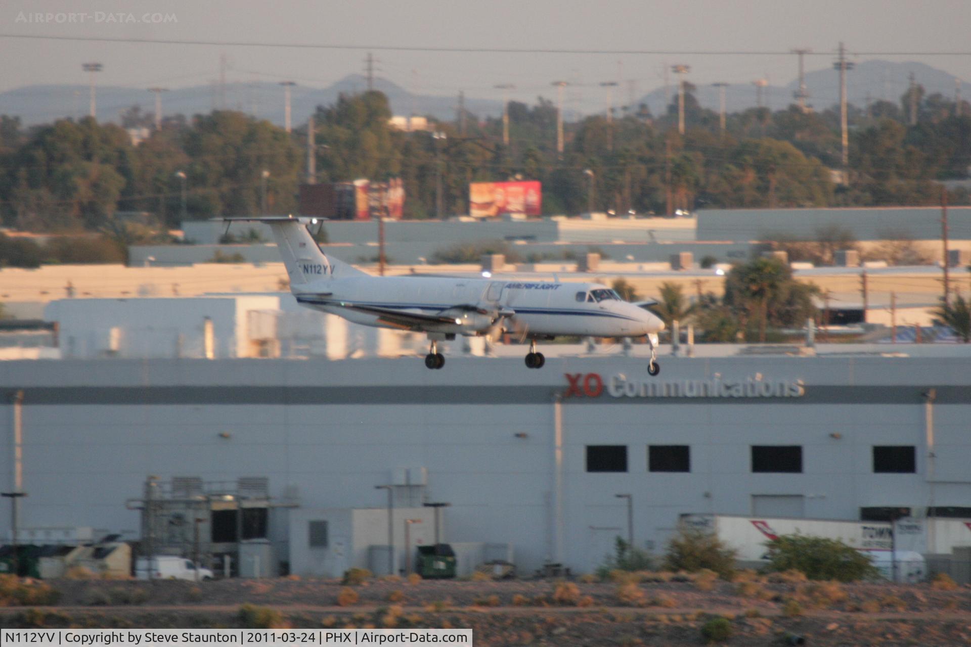 N112YV, 1990 Beech 1900C C/N UC112, Taken at Phoenix Sky Harbor Airport, in March 2011 whilst on an Aeroprint Aviation tour