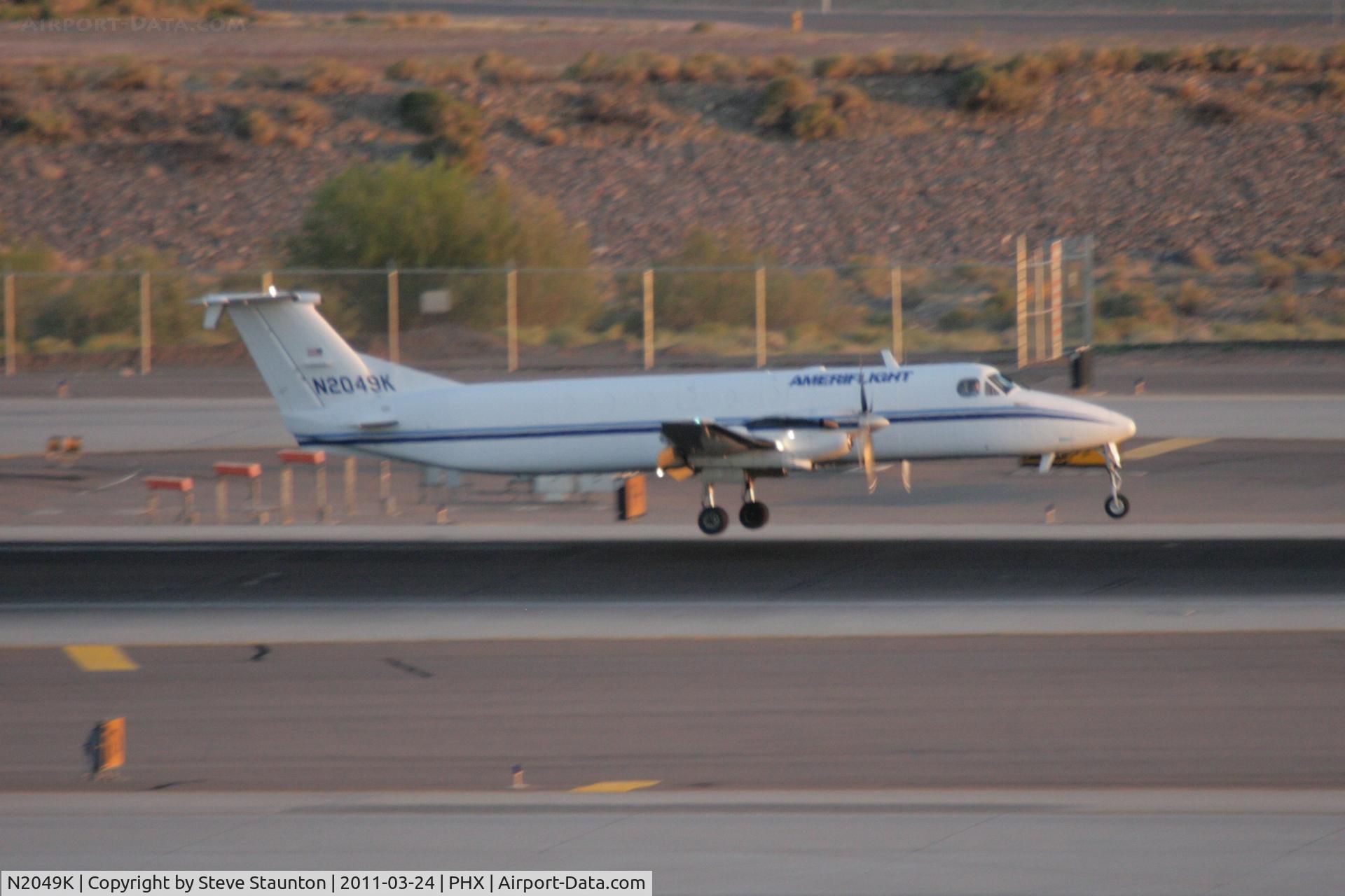 N2049K, 1991 Beech 1900C C/N UC-164, Taken at Phoenix Sky Harbor Airport, in March 2011 whilst on an Aeroprint Aviation tour