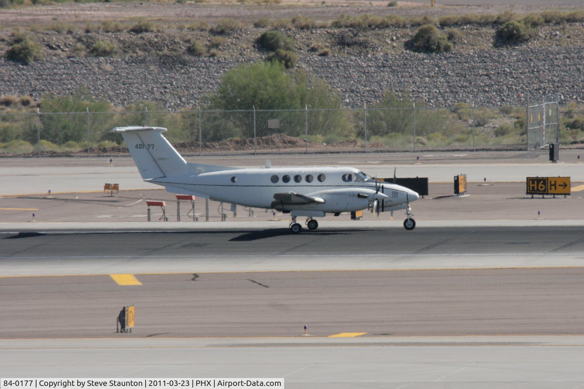 84-0177, 1984 Beech C-12 U-3 C/N BL-107, Taken at Phoenix Sky Harbor Airport, in March 2011 whilst on an Aeroprint Aviation tour