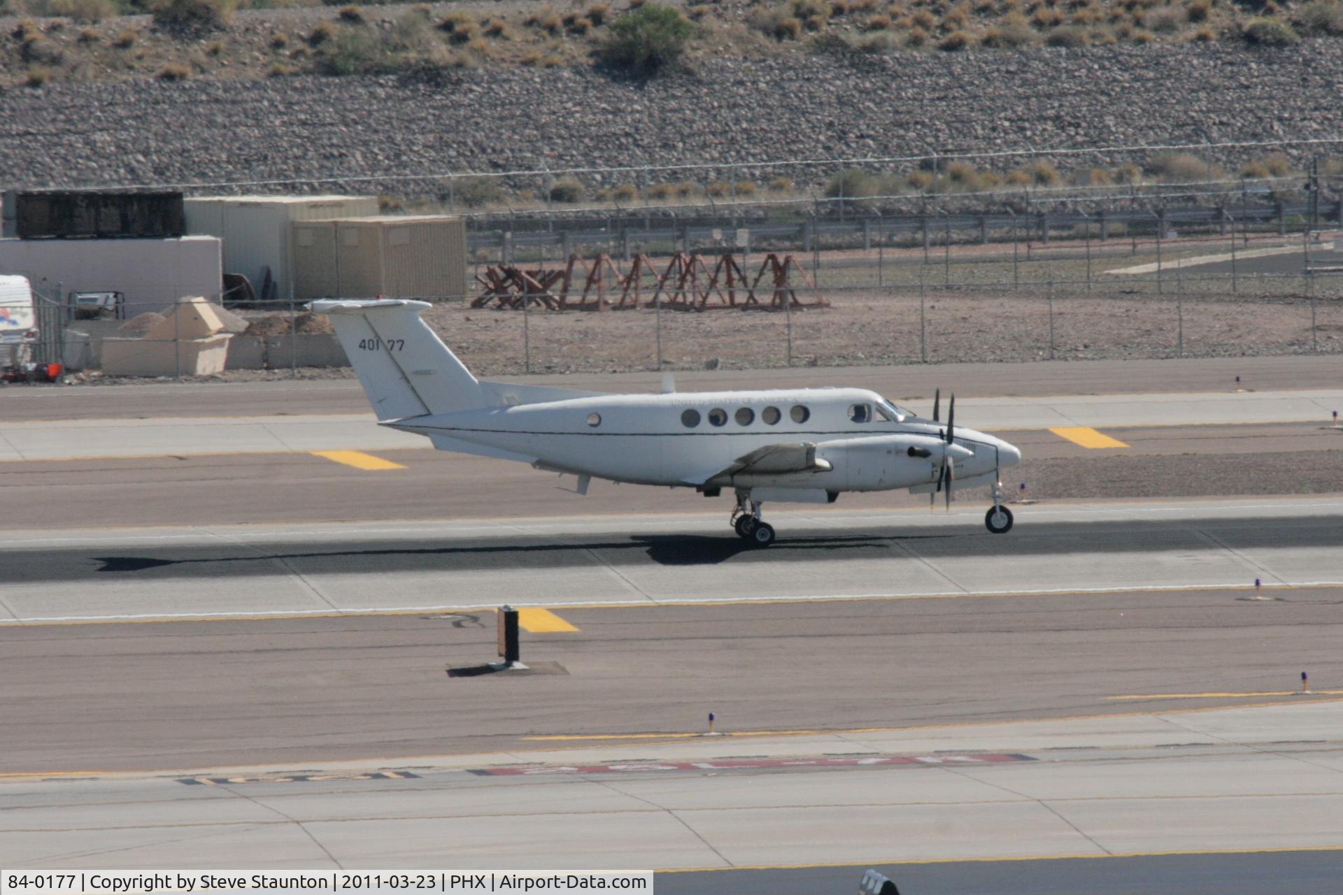 84-0177, 1984 Beech C-12 U-3 C/N BL-107, Taken at Phoenix Sky Harbor Airport, in March 2011 whilst on an Aeroprint Aviation tour