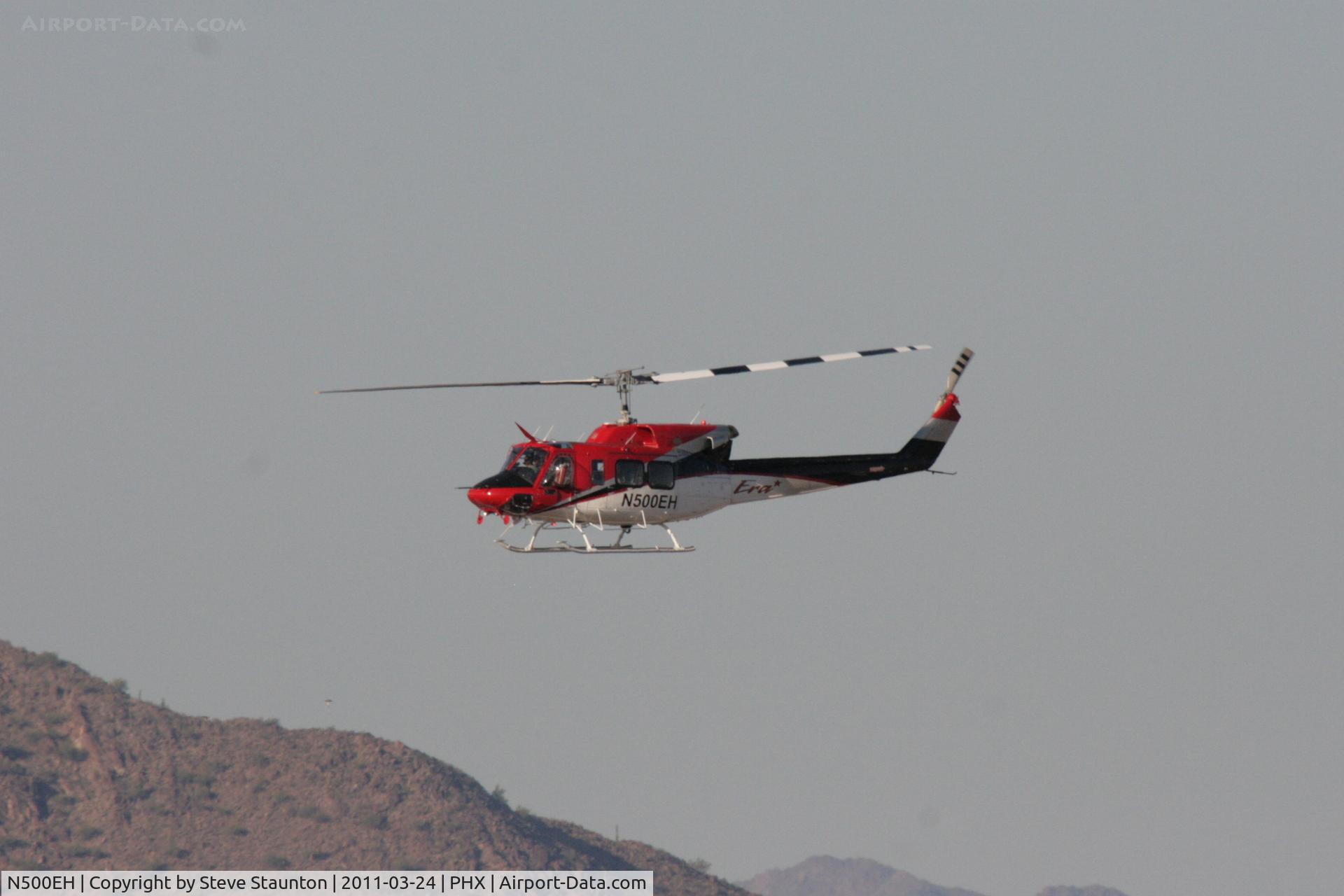 N500EH, Bell 212 C/N 30945, Taken at Phoenix Sky Harbor Airport, in March 2011 whilst on an Aeroprint Aviation tour