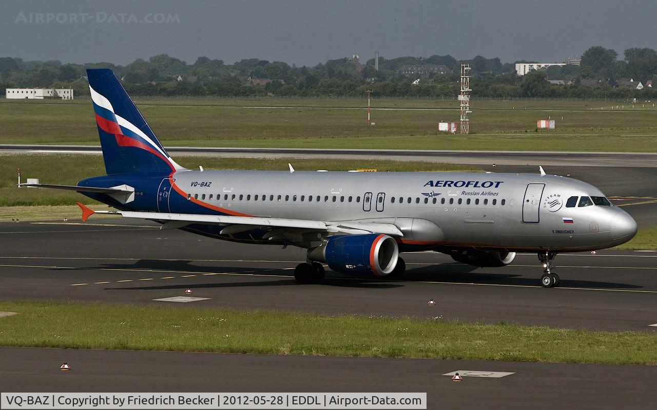 VQ-BAZ, 2009 Airbus A320-214 C/N 3789, taxying to the active