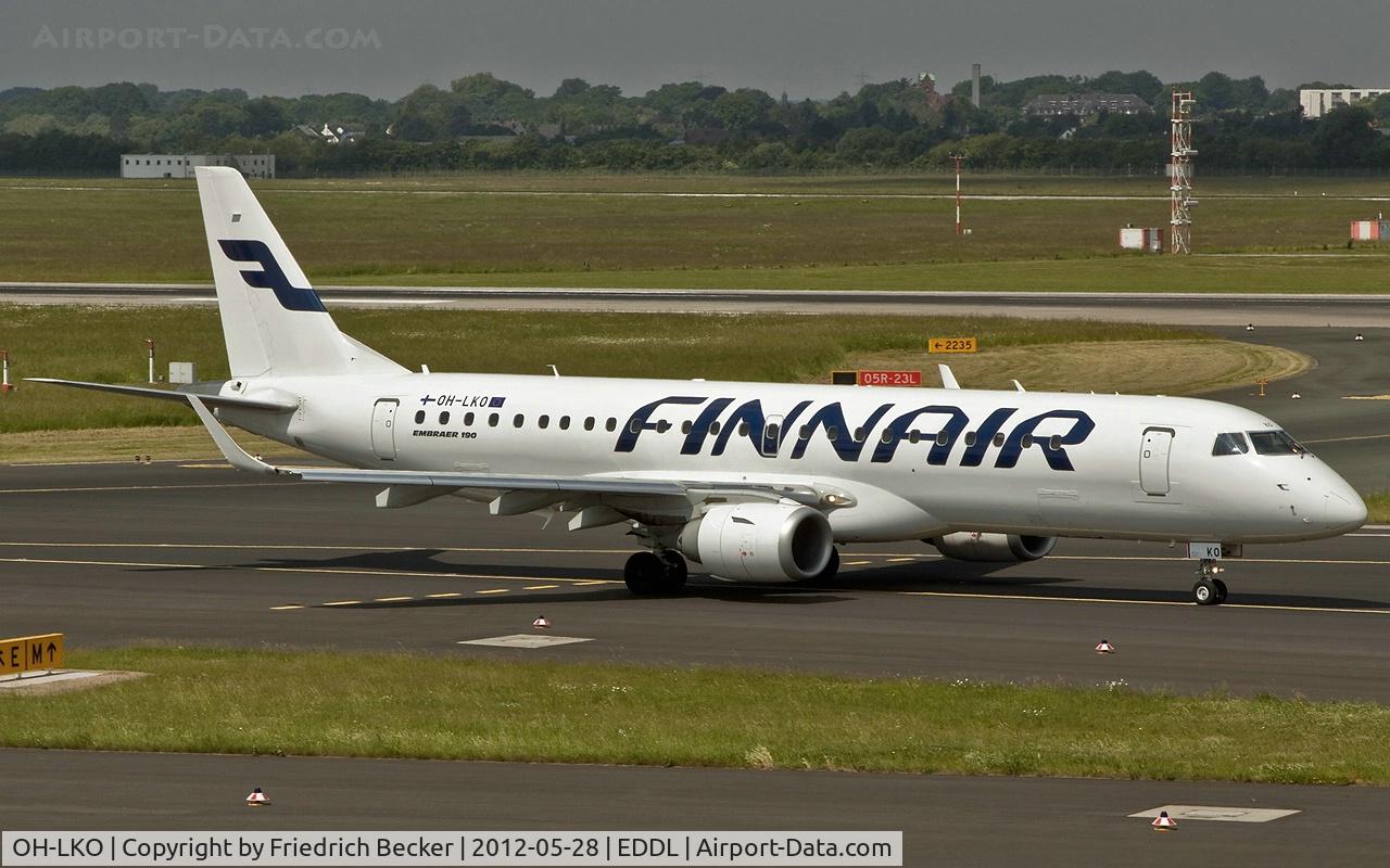 OH-LKO, 2009 Embraer 190LR (ERJ-190-100LR) C/N 19000267, taxying to the active