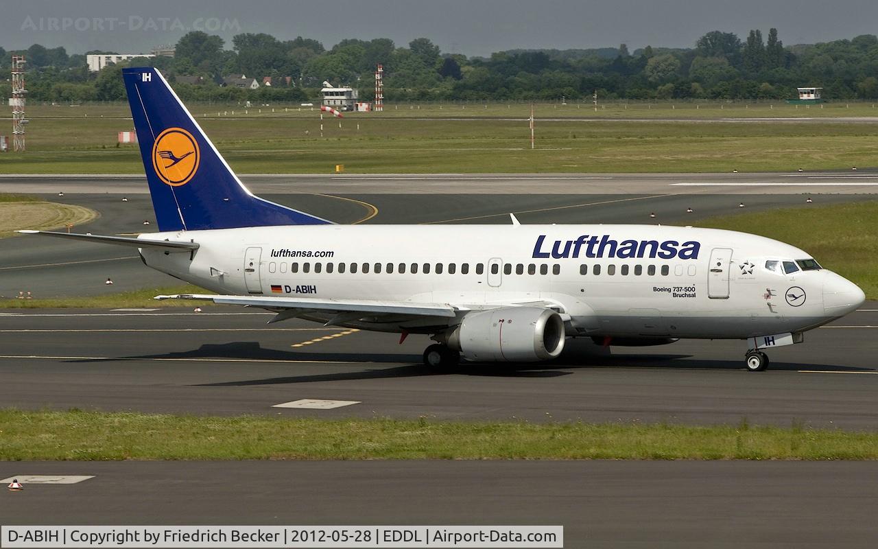 D-ABIH, 1991 Boeing 737-530 C/N 24821, taxying to the active