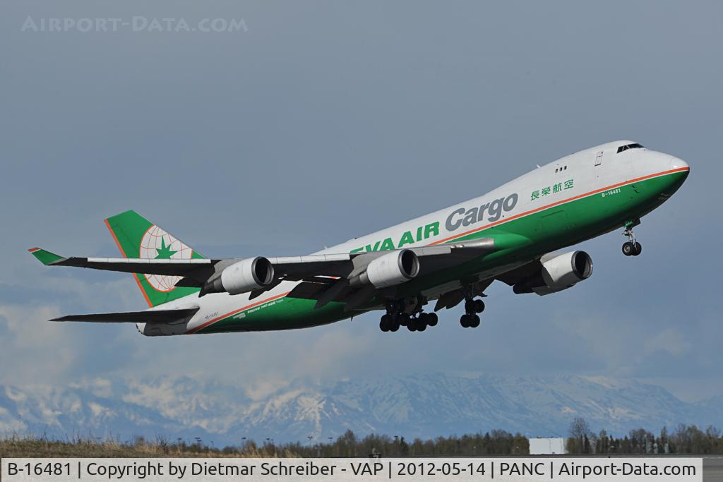 B-16481, Boeing 747-45EF (SCD) C/N 30607, Eva Air Boeing 747-400