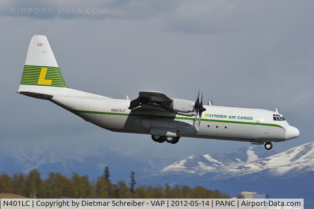 N401LC, 1975 Lockheed L-100-30 Hercules (L-382) C/N 382-4606, Lynden C130 Hercules