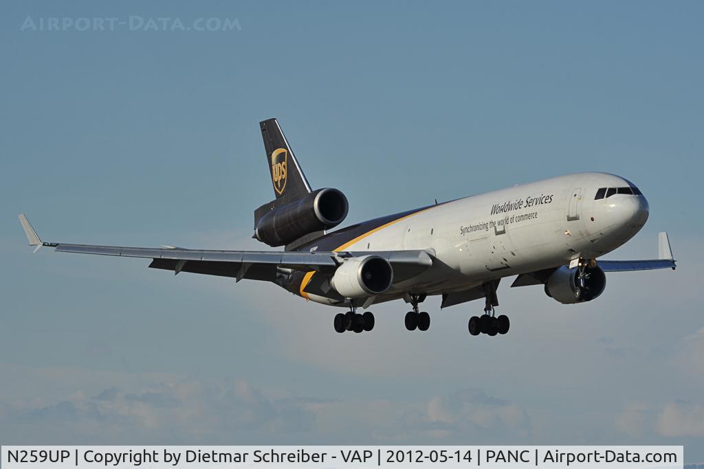 N259UP, 1991 McDonnell Douglas MD-11F C/N 48417, UPS MD11