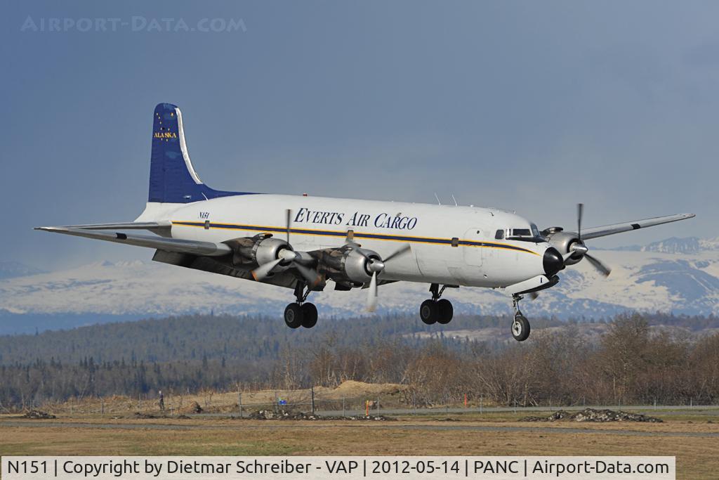 N151, 1958 Douglas DC-6B C/N 45496, Everts DC6