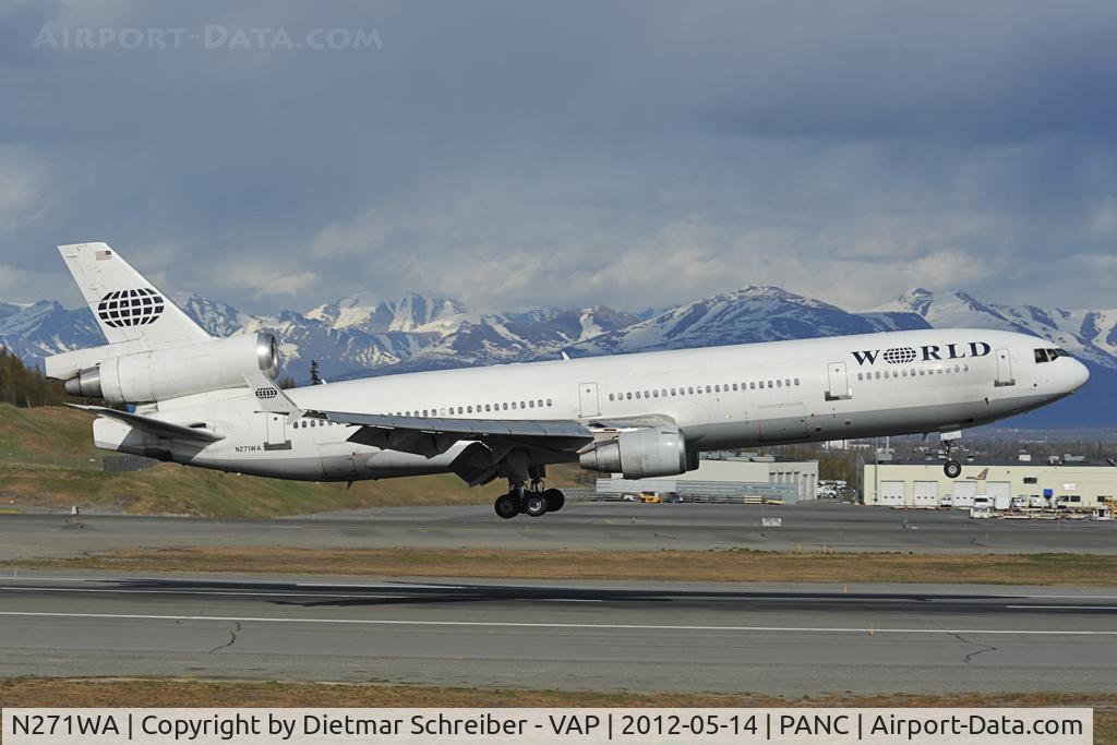 N271WA, 1992 McDonnell Douglas MD-11 C/N 48518, World MD11