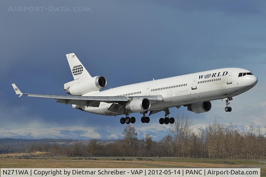 N271WA, 1992 McDonnell Douglas MD-11 C/N 48518, World MD11