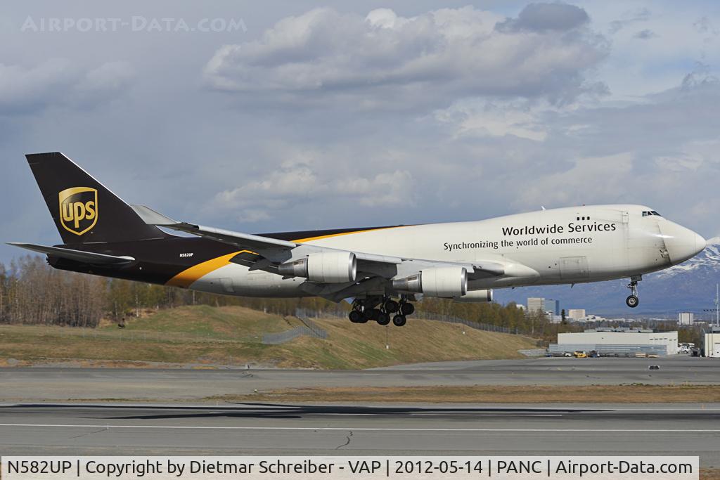 N582UP, 1997 Boeing 747-4R7F/SCD C/N 29053, UPS Boeing 747-400