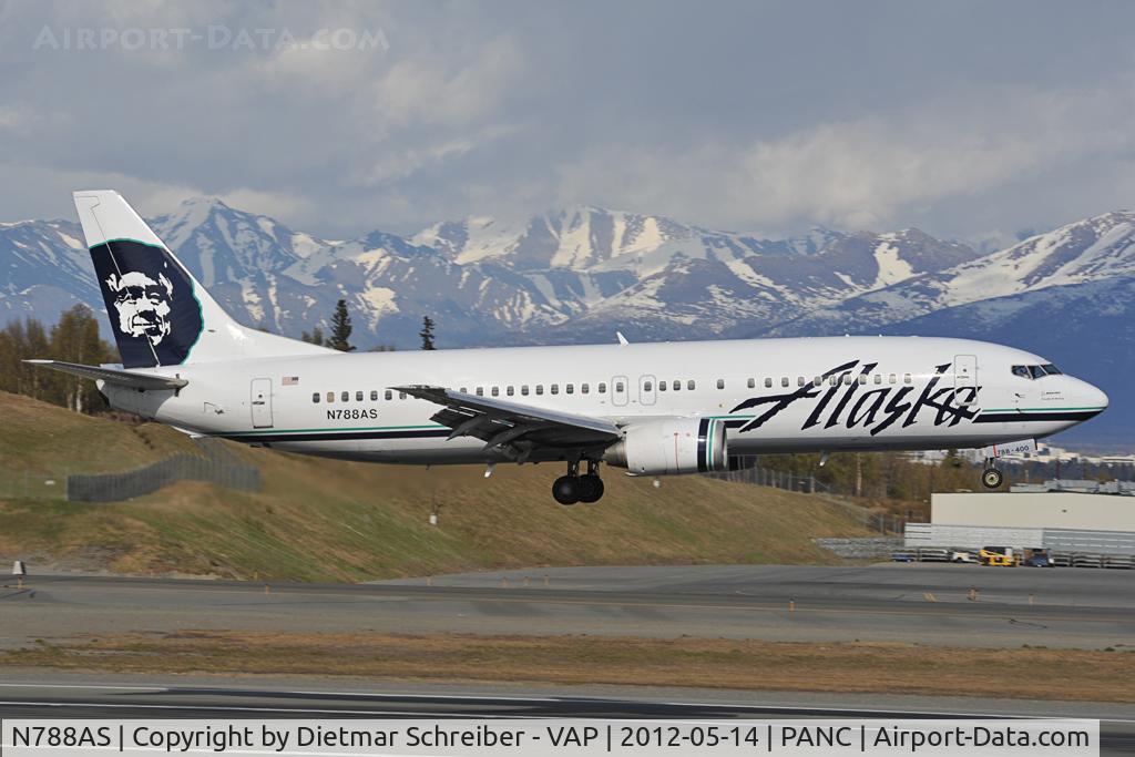 N788AS, 1997 Boeing 737-490 C/N 28885, Alaska Boeing 737-400