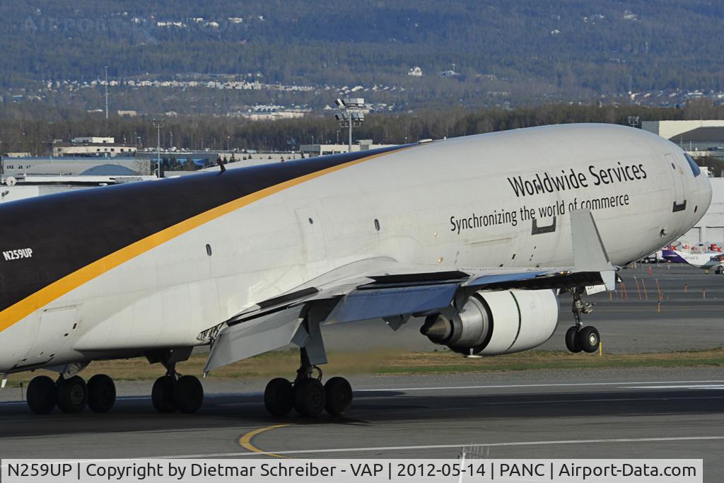 N259UP, 1991 McDonnell Douglas MD-11F C/N 48417, UPS MD11