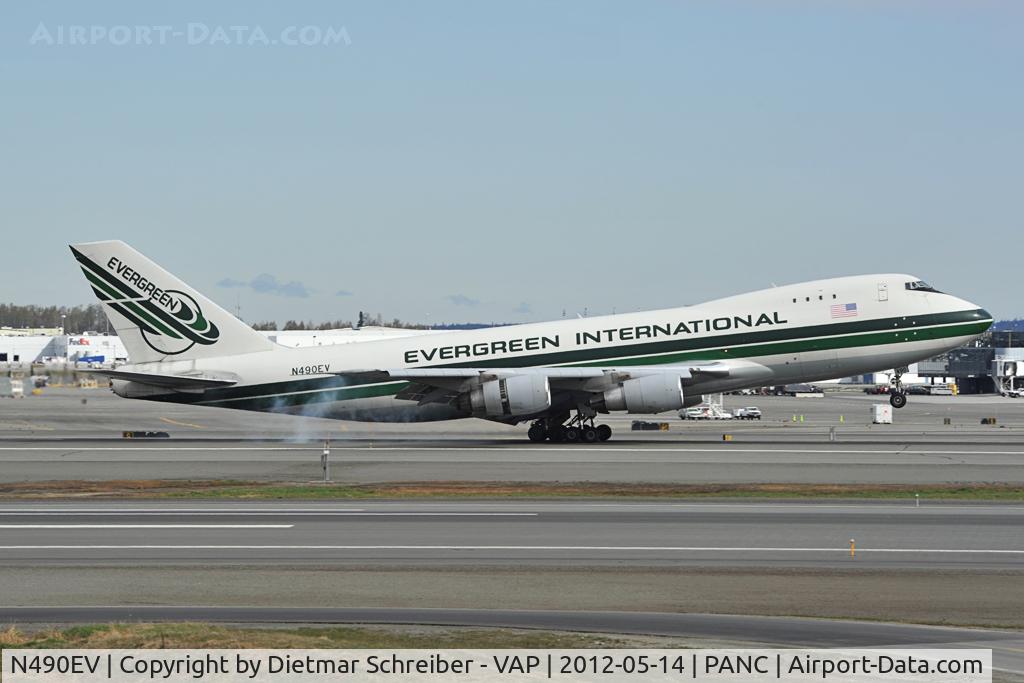 N490EV, 1988 Boeing 747-230F C/N 24138, Evergreen Boeing 747-200