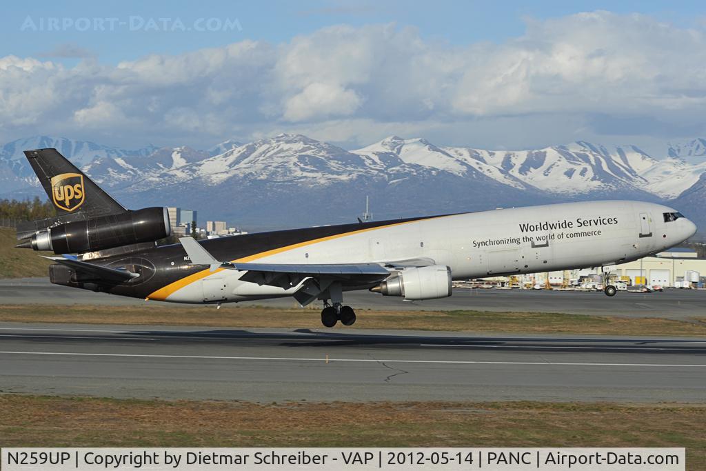 N259UP, 1991 McDonnell Douglas MD-11F C/N 48417, UPS MD11
