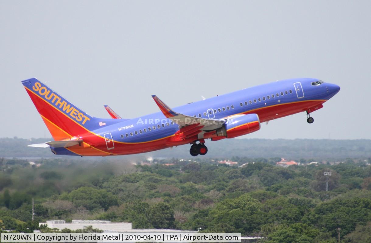 N720WN, 1998 Boeing 737-7H4 C/N 27854, Southwest 737