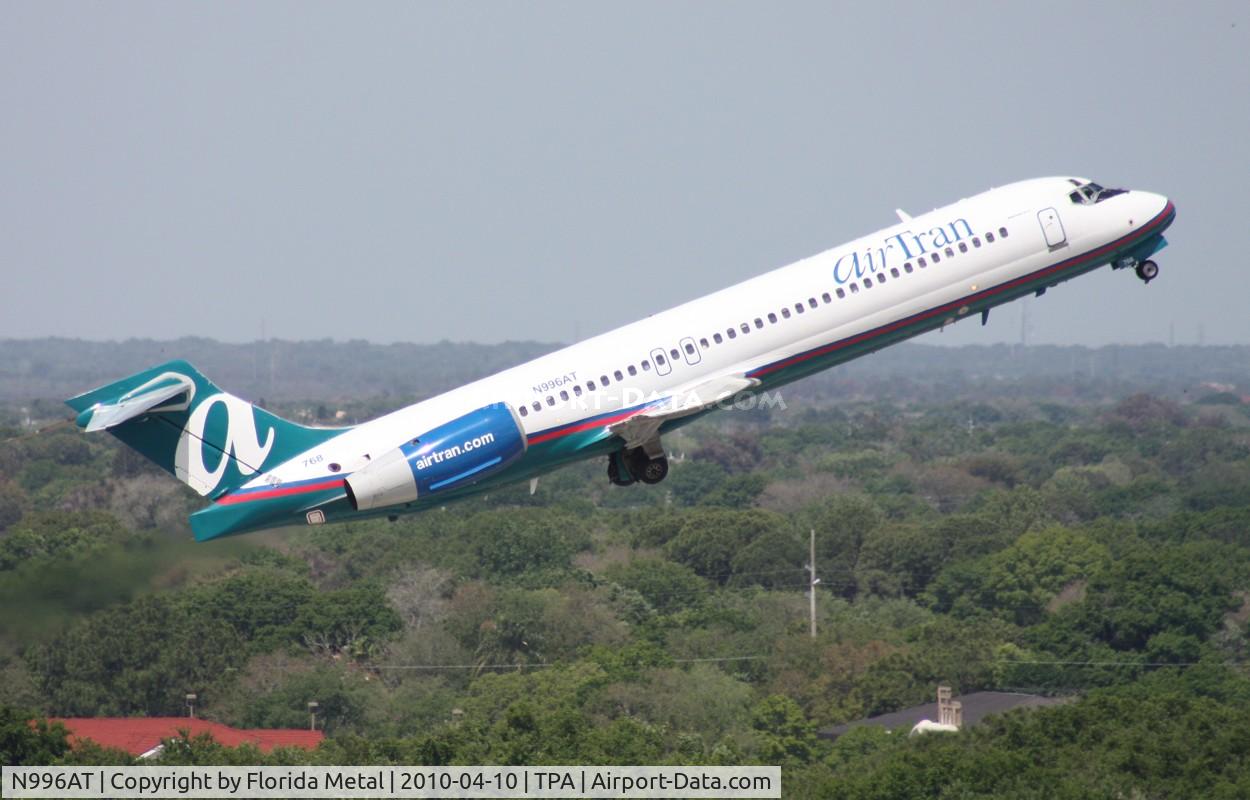 N996AT, 2002 Boeing 717-200 C/N 55140, Air Tran 717