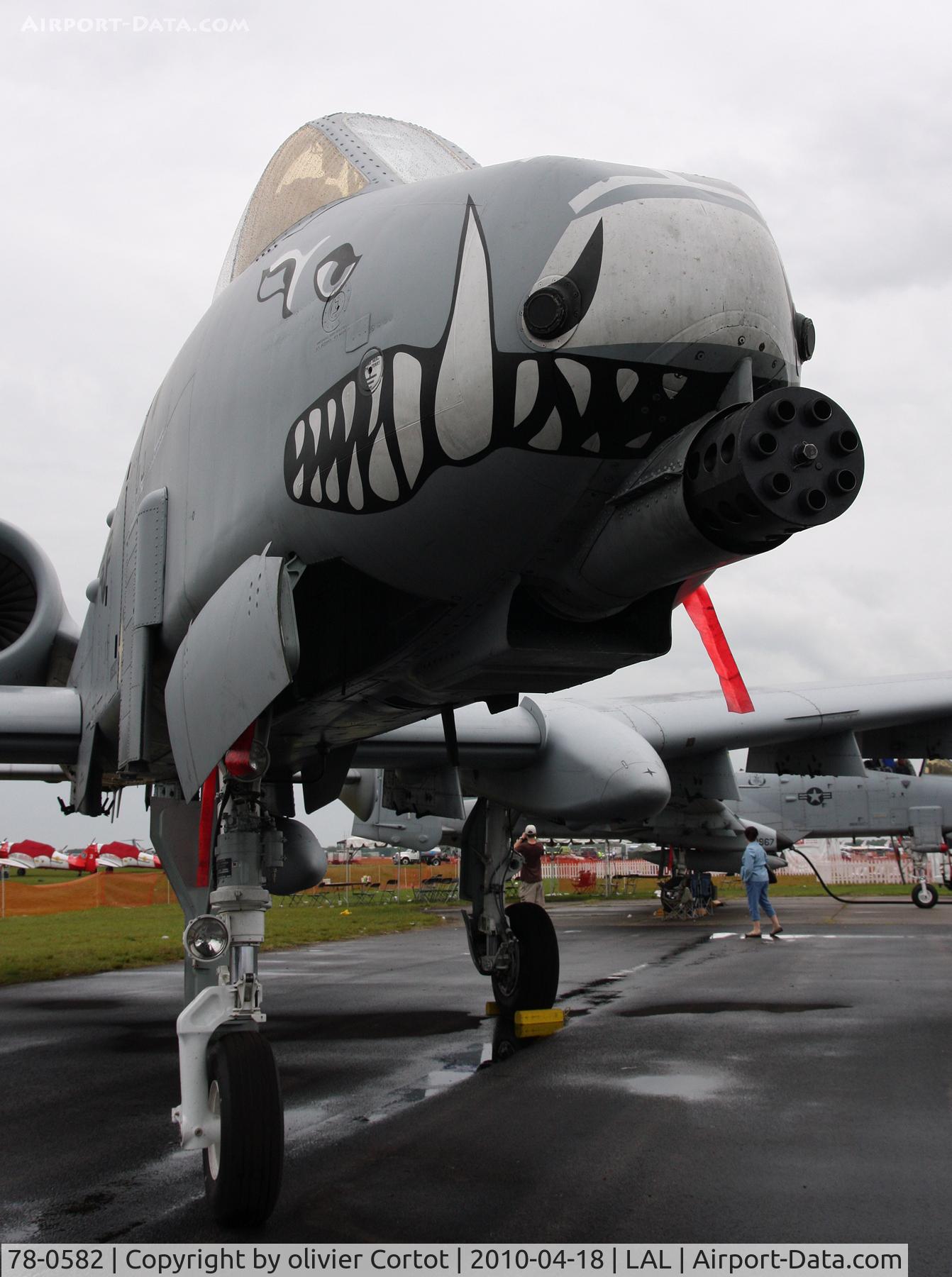 78-0582, 1978 Fairchild Republic A-10C Thunderbolt II C/N A10-0202, the face !
