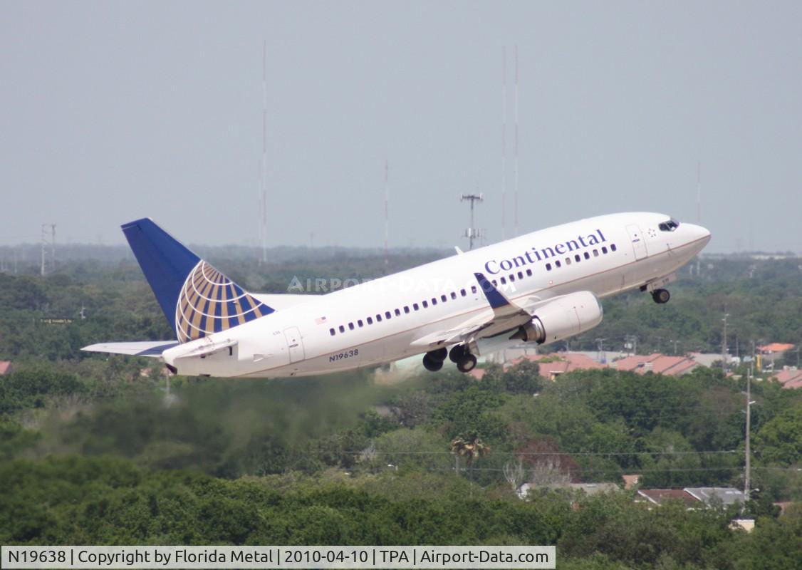 N19638, 1997 Boeing 737-524 C/N 28899, Continental 737-500