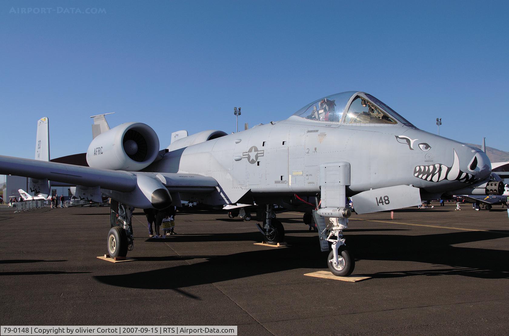 79-0148, 1979 Fairchild Republic A-10A Thunderbolt II C/N A10-0412, Reno air races 2007