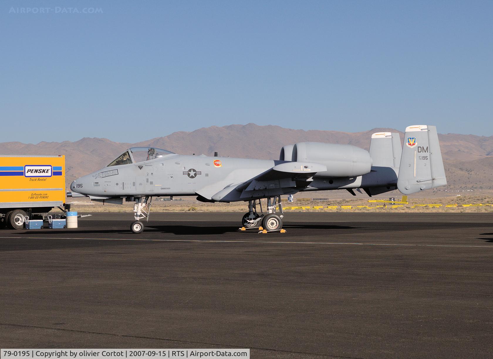 79-0195, Fairchild Republic A-10A Thunderbolt II C/N A10-0459, Reno air races 2007