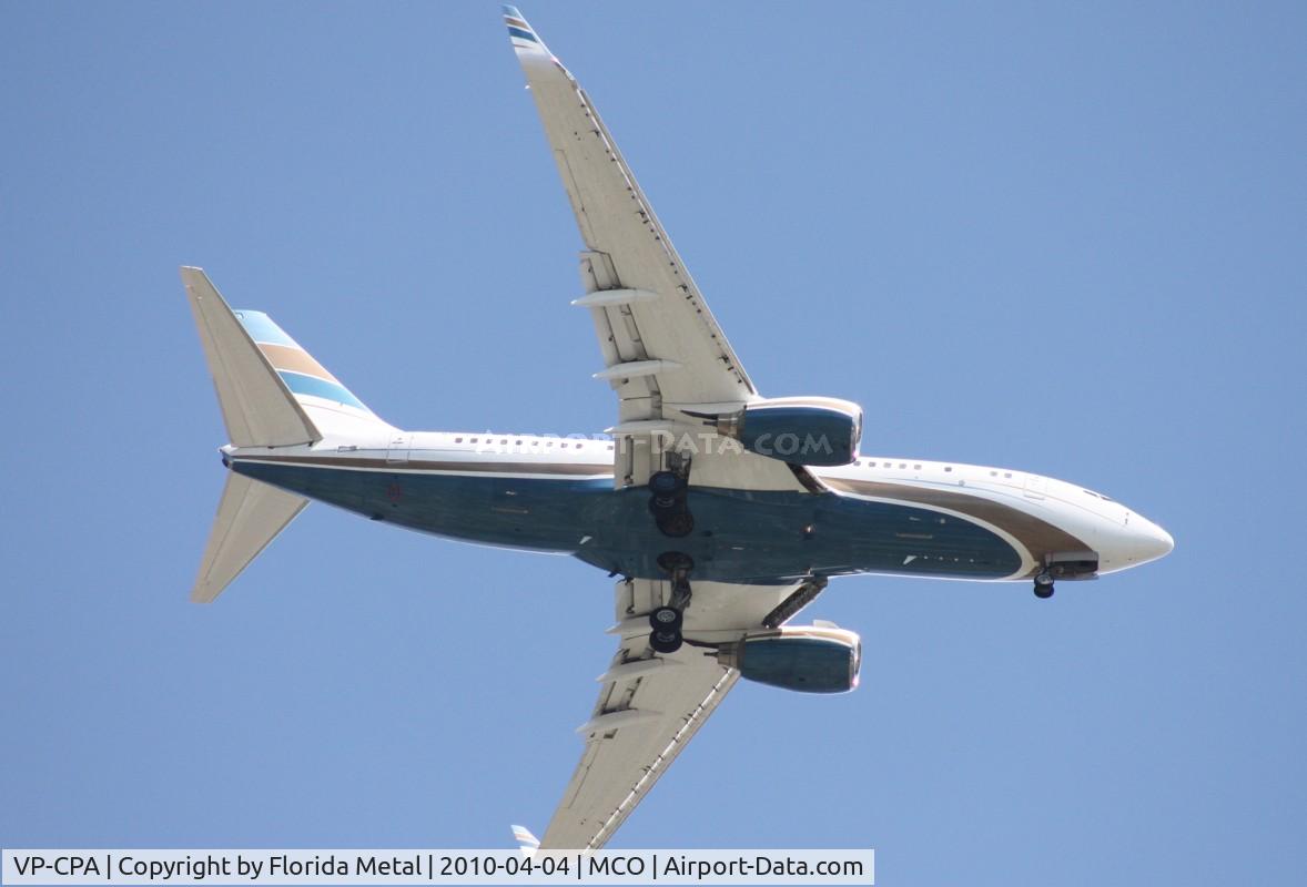 VP-CPA, 1999 Boeing 737-7AW C/N 30031, Boeing BBJ