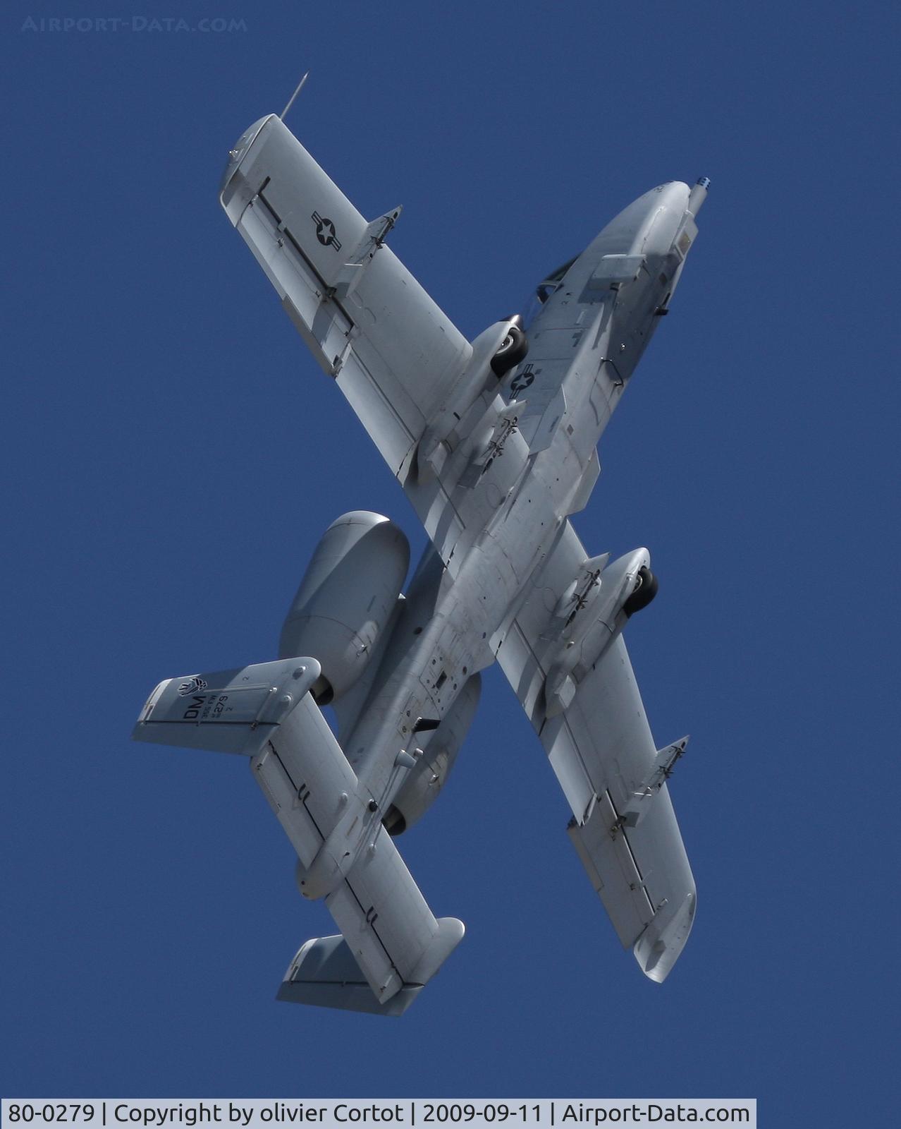 80-0279, 1980 Fairchild Republic A-10C Thunderbolt II C/N A10-0629, Flying like a F-16? Fallon 2009