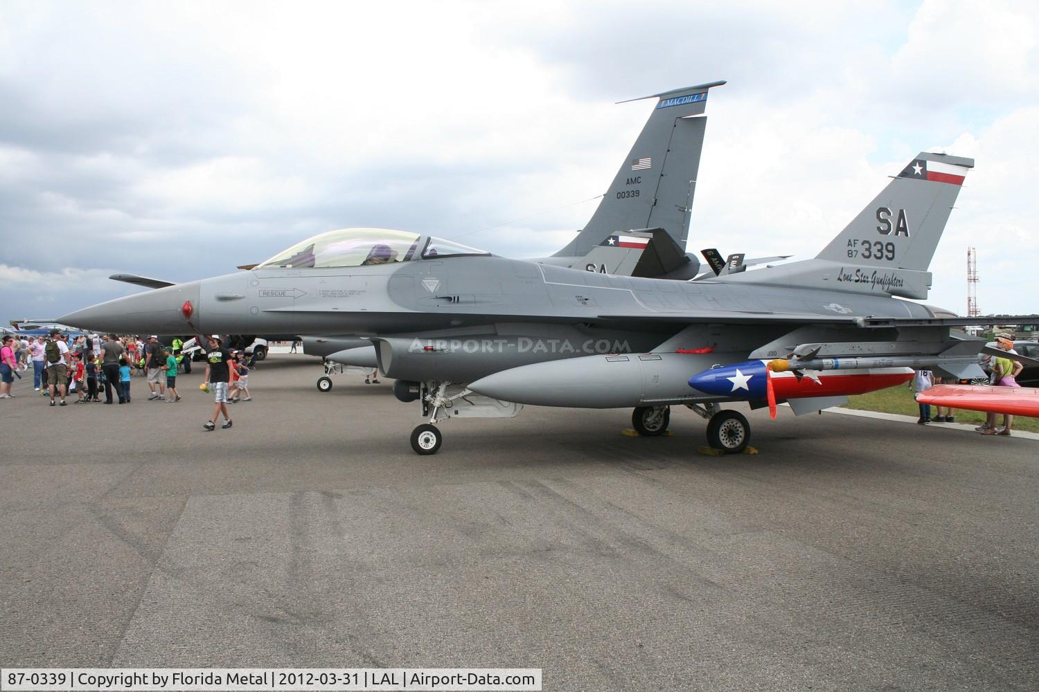 87-0339, 1987 General Dynamics F-16C Fighting Falcon C/N 5C-600, F-16C