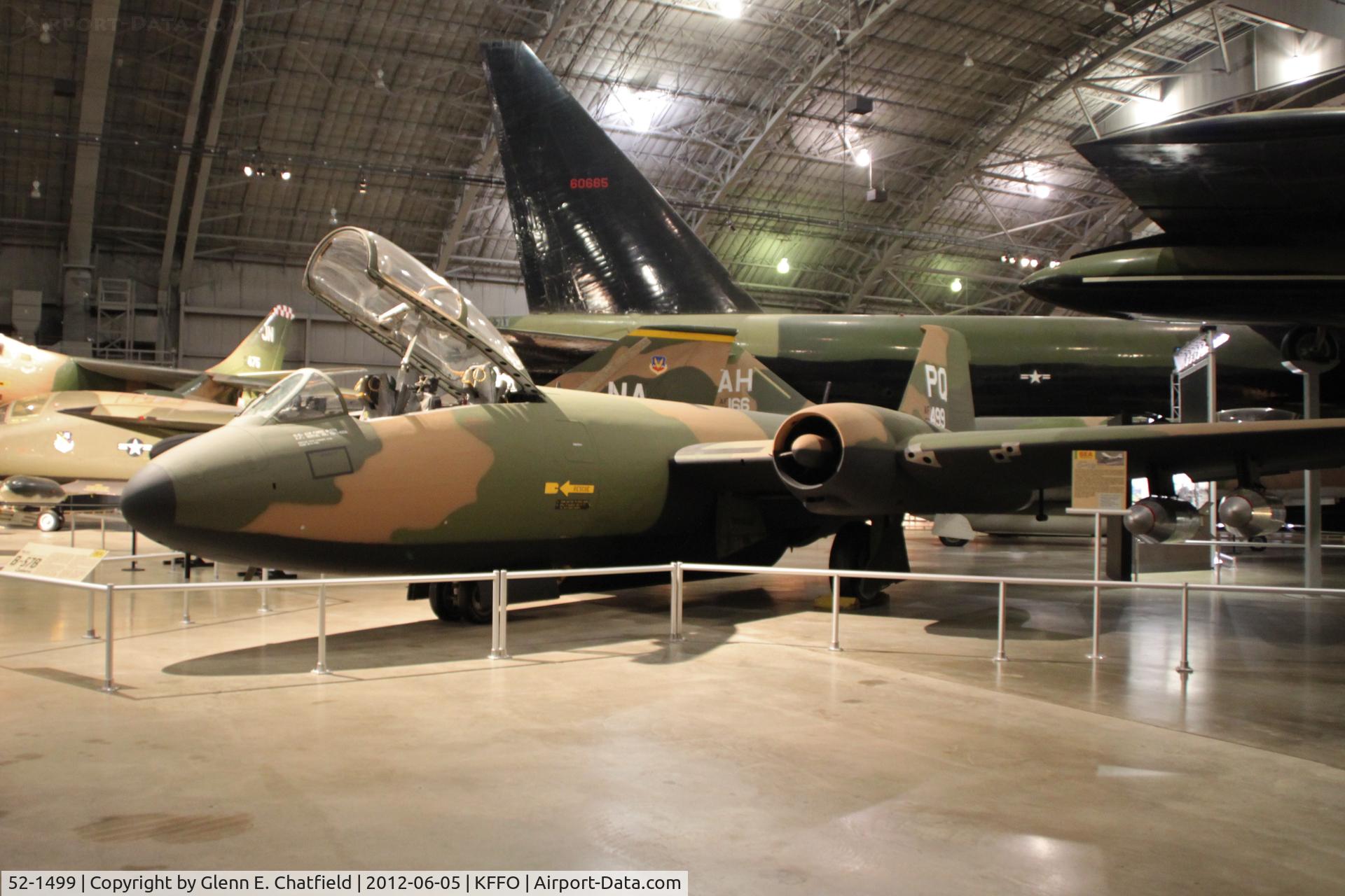 52-1499, 1952 Martin EB-57B Canberra C/N 082, New paint job for Vietnam display