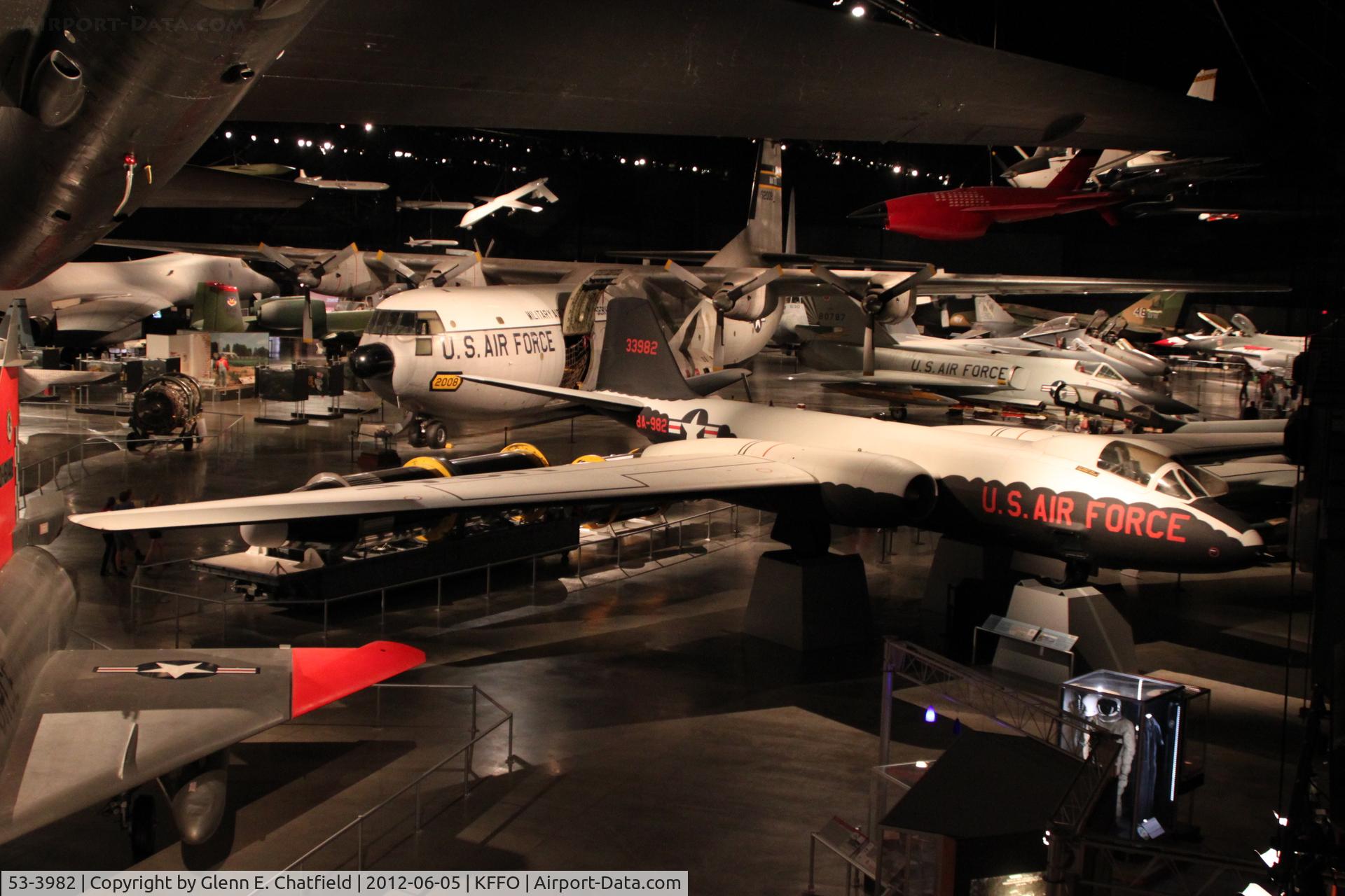 53-3982, 1953 Martin EB-57D Canberra C/N 006, New paint job for Vietnam display