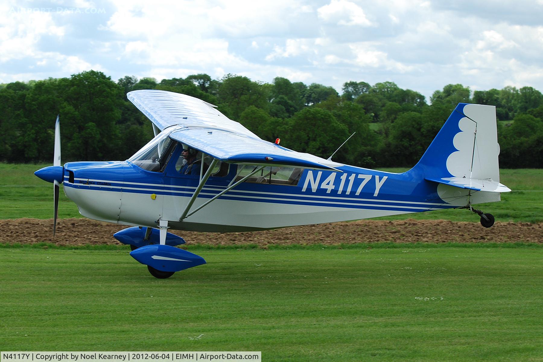 N4117Y, 1976 Bellanca 7KCAB Citabria C/N 592-76, Ballyboy Fly-in 04-06-2012