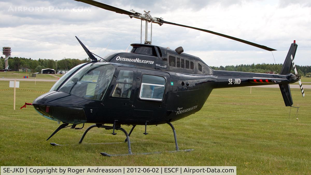 SE-JKD, 1981 Bell 206B C/N 3555, At Malmen Air Force Base