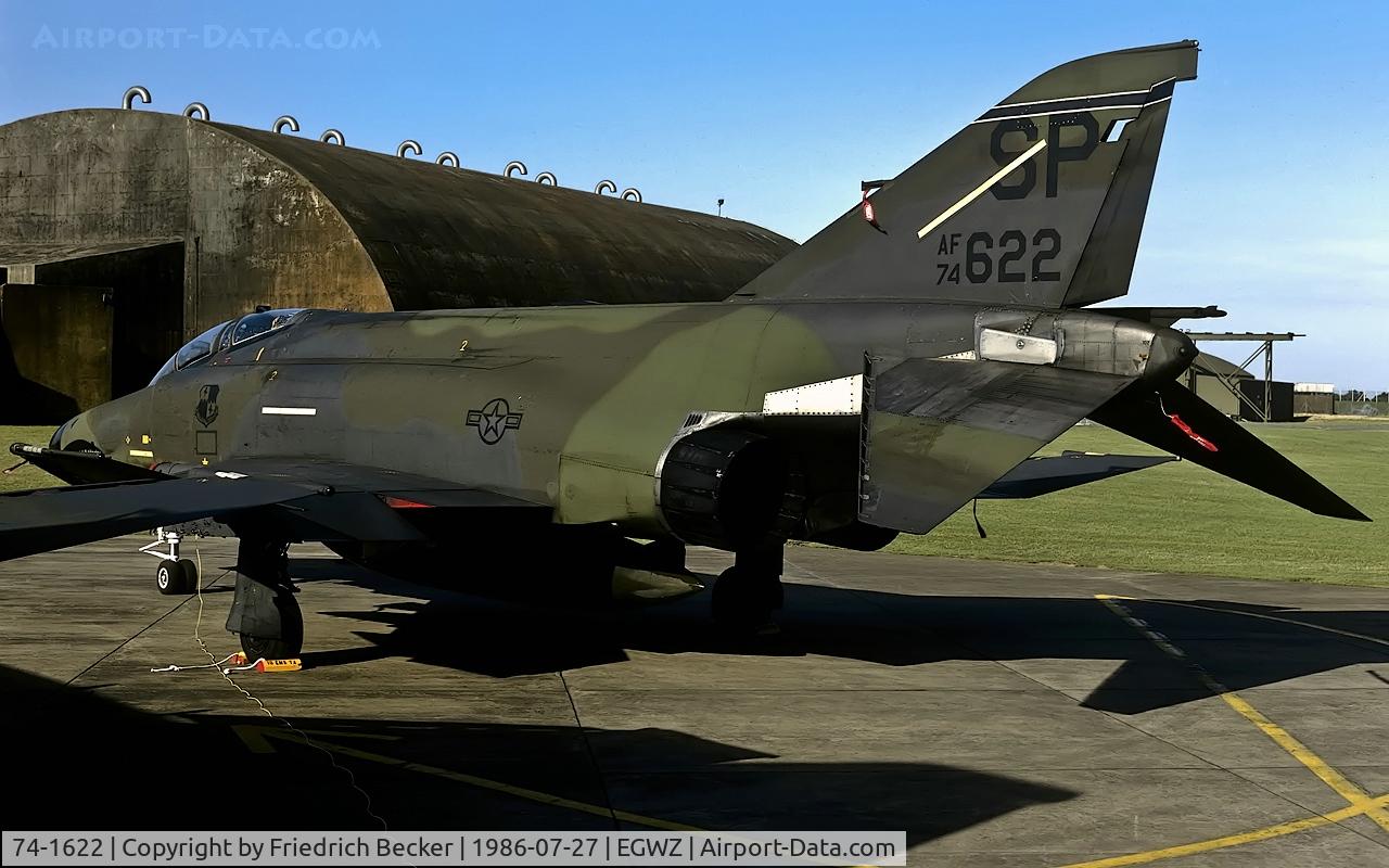 74-1622, McDonnell Douglas QF-4E Phantom II C/N 4852, static display
