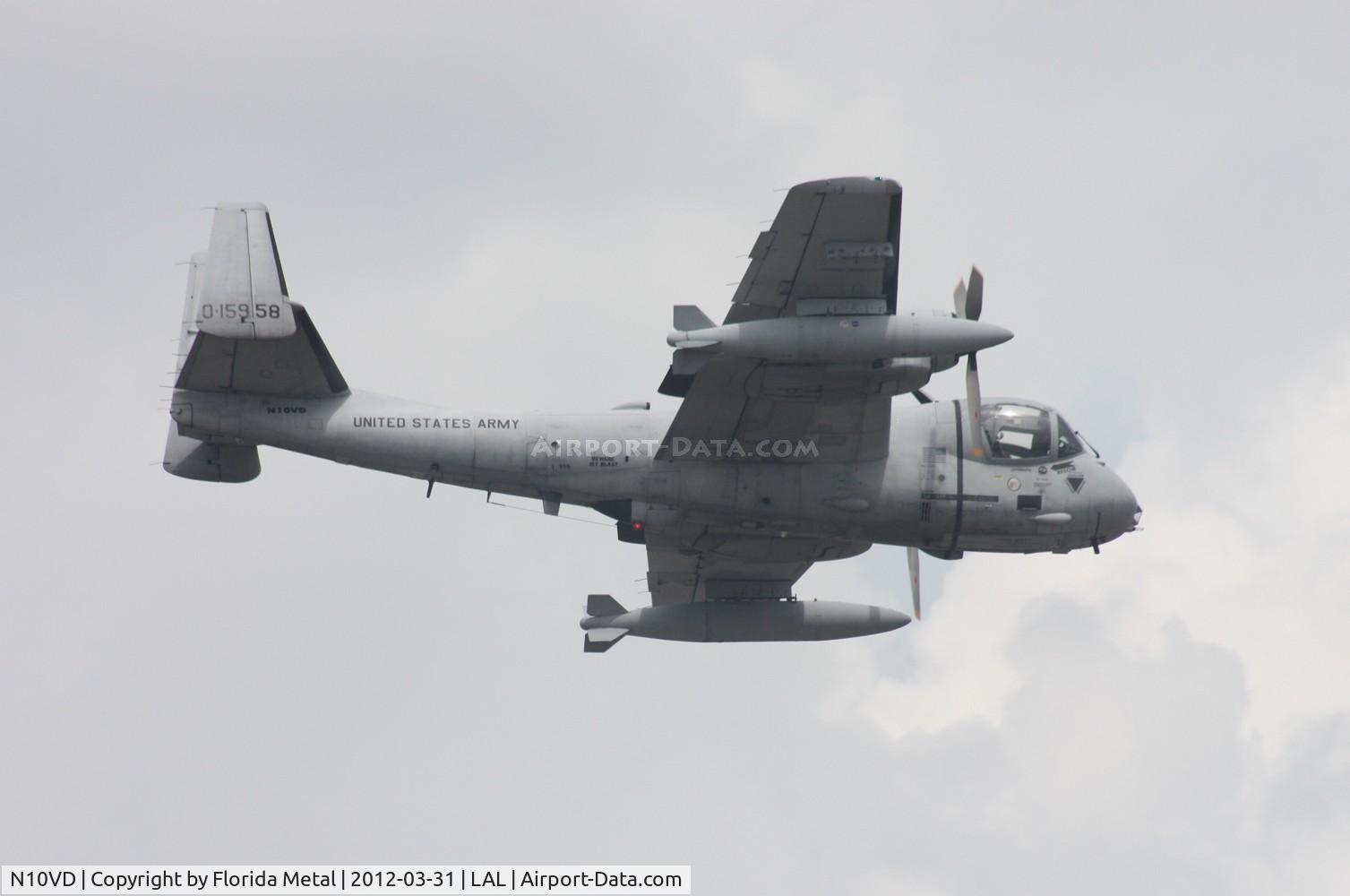N10VD, 1968 Grumman OV-1D Mohawk C/N 162C, OV-1 Mohawk
