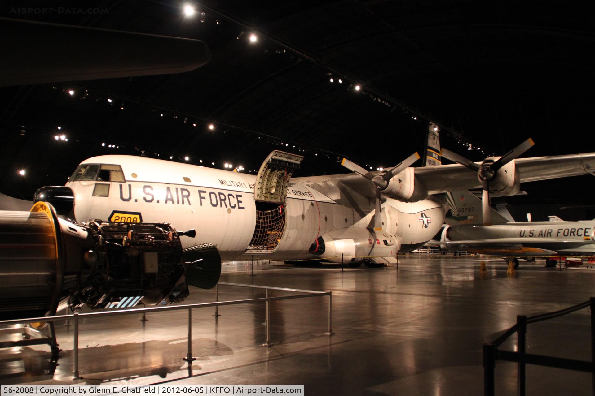 56-2008, 1956 Douglas C-133A-25-DL Cargomaster C/N 45245, At the Air Force Museum