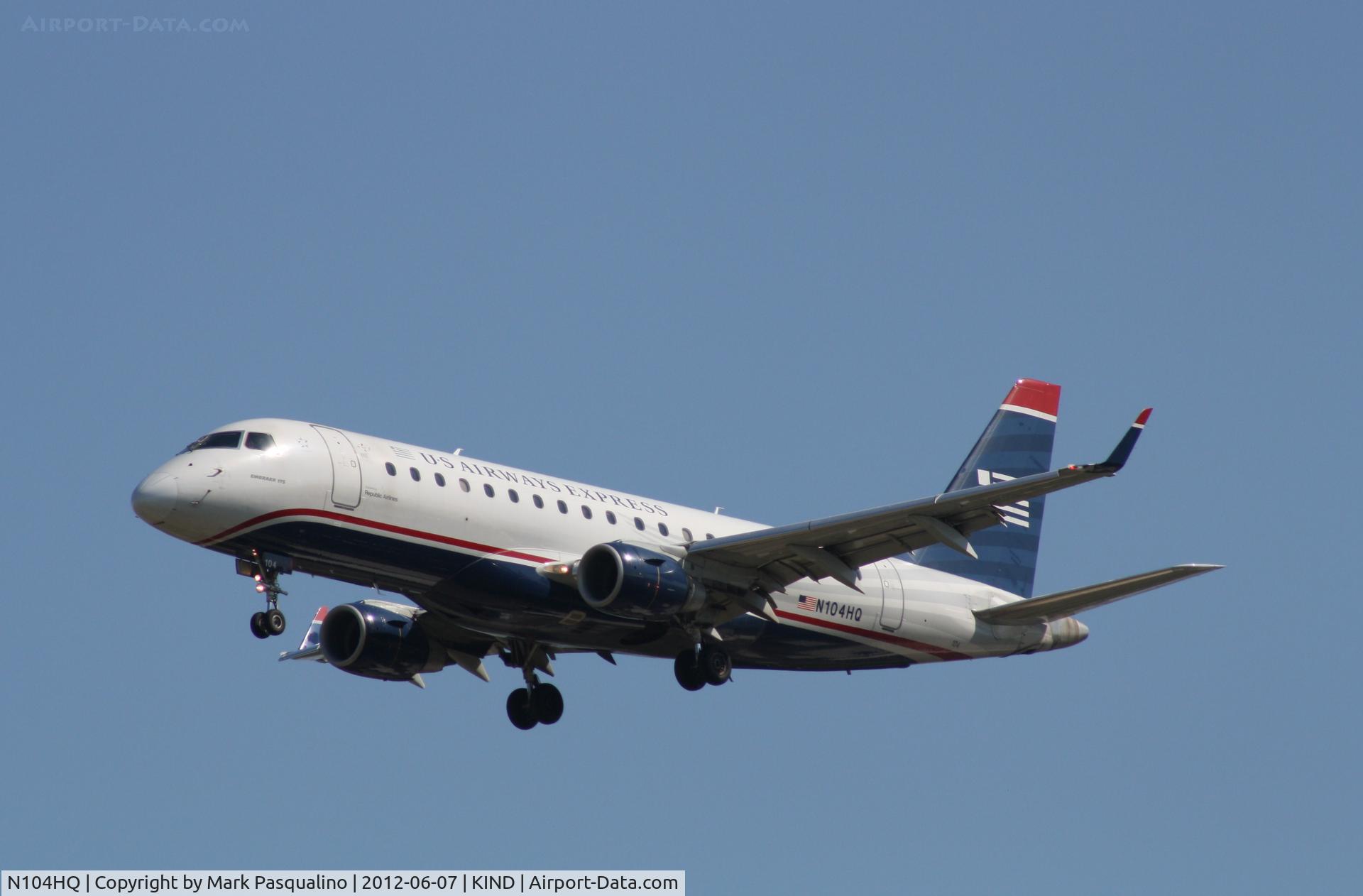 N104HQ, 2007 Embraer 175LR (ERJ-170-200LR) C/N 17000160, ERJ 170-200 LR