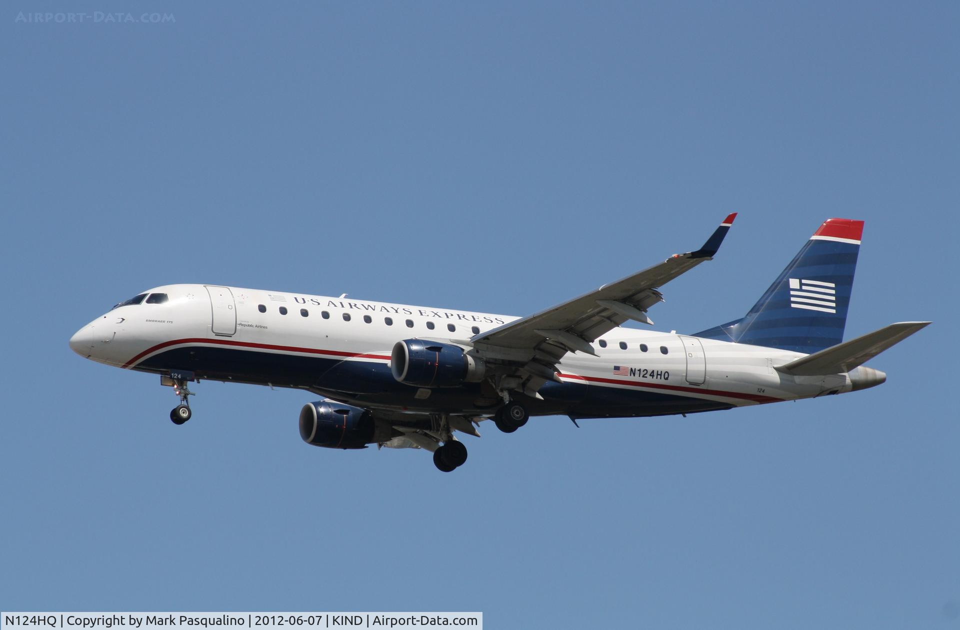 N124HQ, 2007 Embraer 175LR (ERJ-170-200LR) C/N 17000200, ERJ 170-200LR