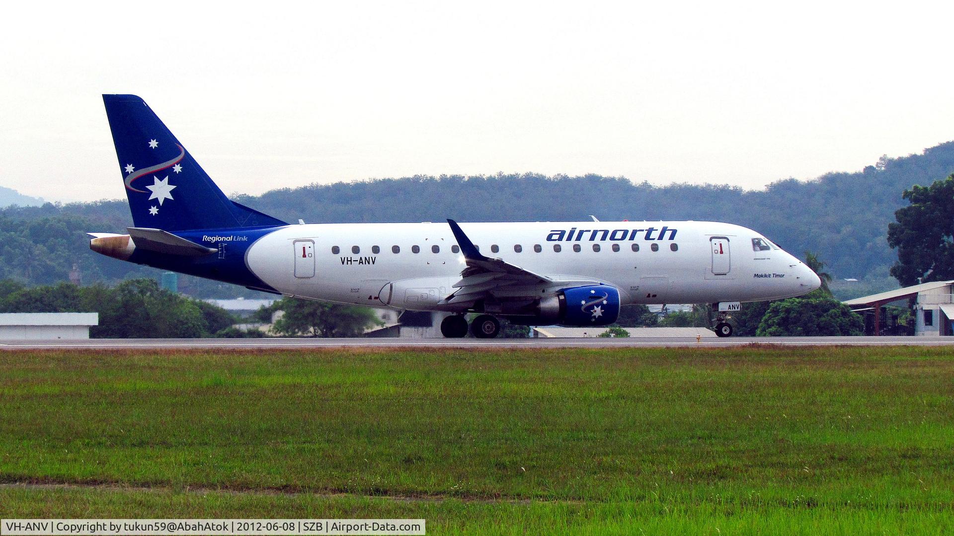 VH-ANV, 2009 Embraer 170LR (ERJ-170-100LR) C/N 17000280, Airnorth (RegionalLink Airlines) Australia