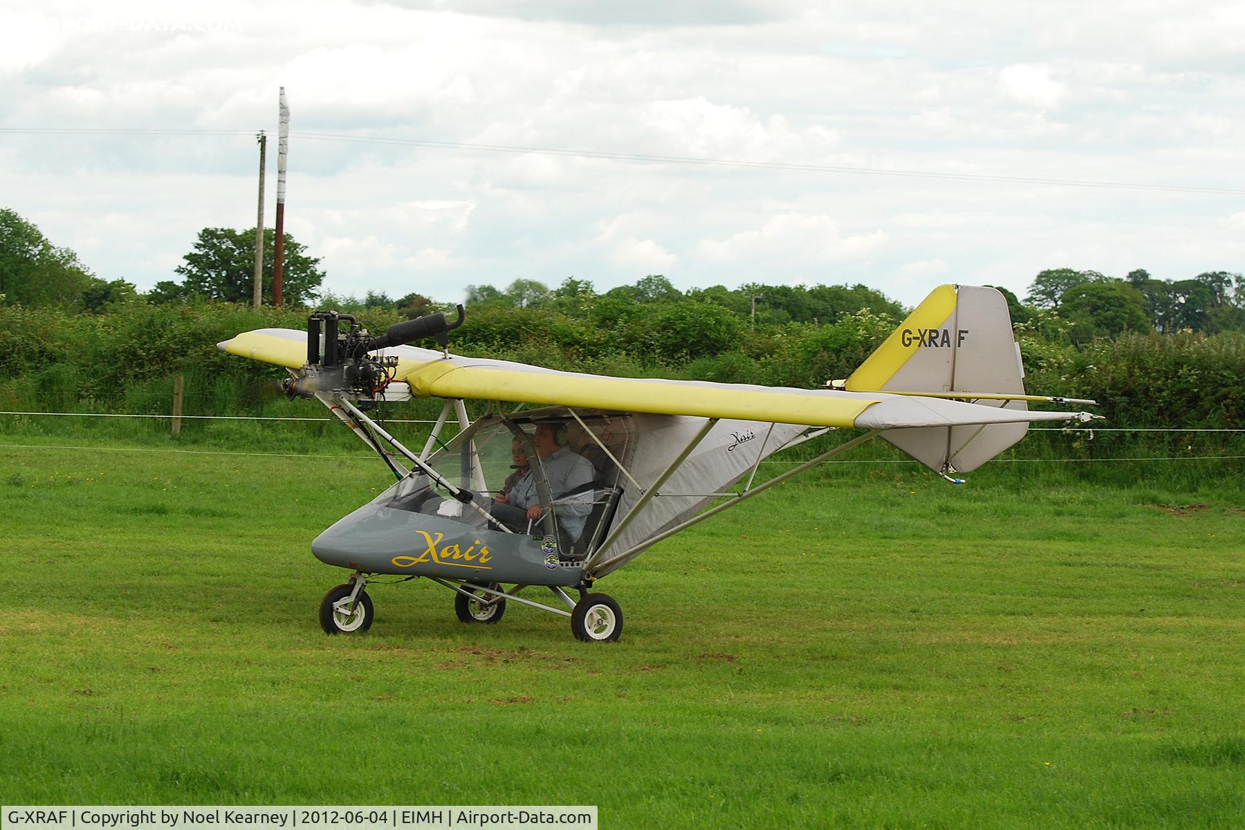 G-XRAF, 2000 Raj Hamsa X-Air 582(5) C/N BMAA/HB/132, Ballyboy Fly-in 04-06-2012.