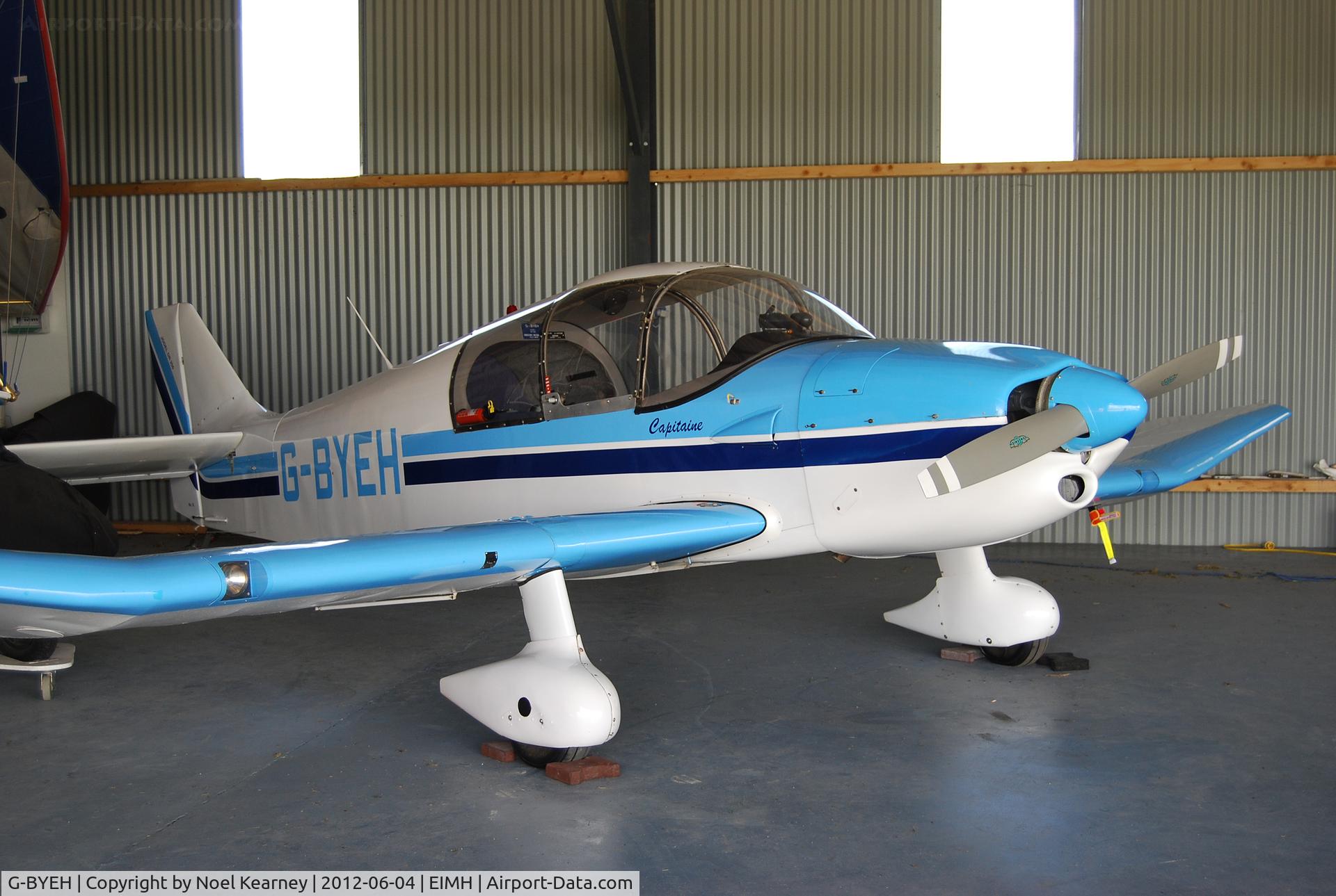 G-BYEH, 1965 CEA Jodel DR-250-160 Capitaine C/N 15, Ballyboy Fly-in 04-06-2012.