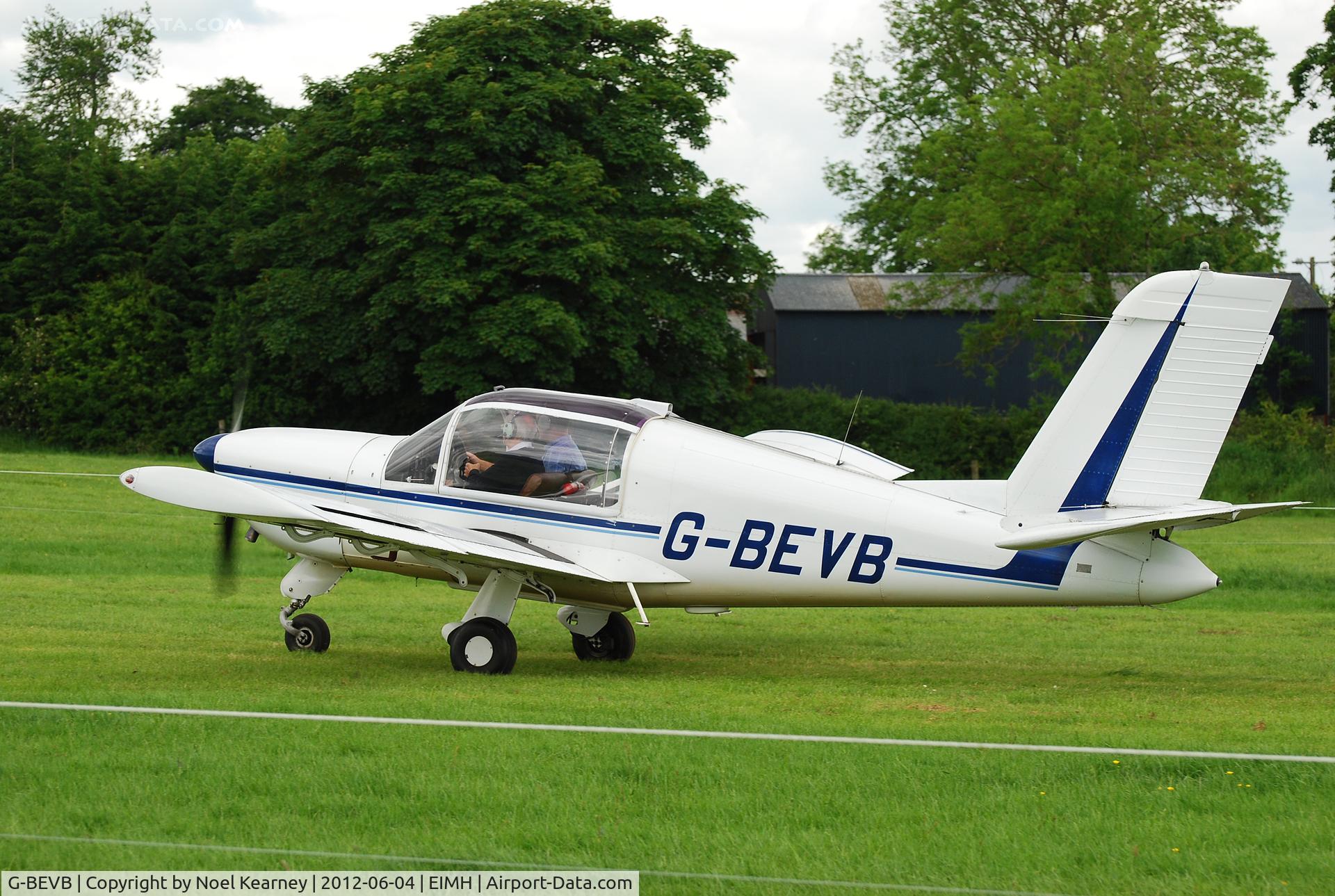 G-BEVB, 1977 Socata Rallye 150ST C/N 2860, Ballyboy Fly-in 04-06-2012.