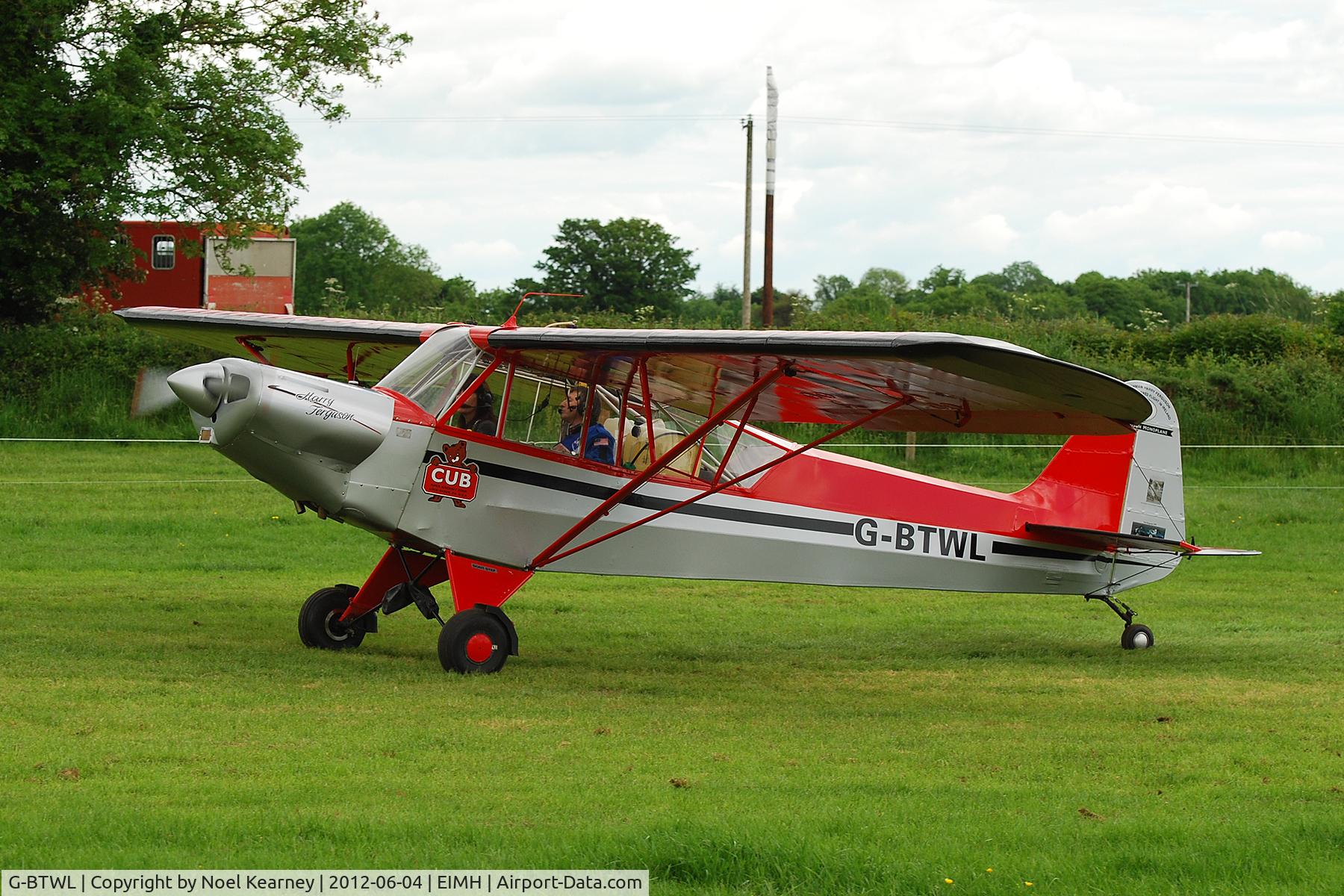 G-BTWL, 1992 Wag-Aero Sport Trainer C/N PFA 108-10893, Ballyboy Fly-in 04-06-2012.