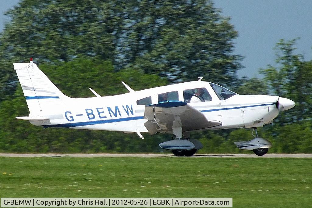 G-BEMW, 1976 Piper PA-28-181 Cherokee Archer II C/N 28-7790243, at AeroExpo 2012