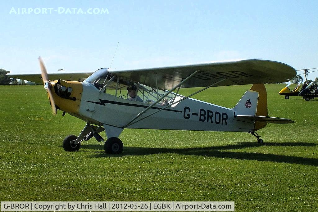 G-BROR, 1943 Piper L-4H Grasshopper (J3C-65D) C/N 10885, at AeroExpo 2012