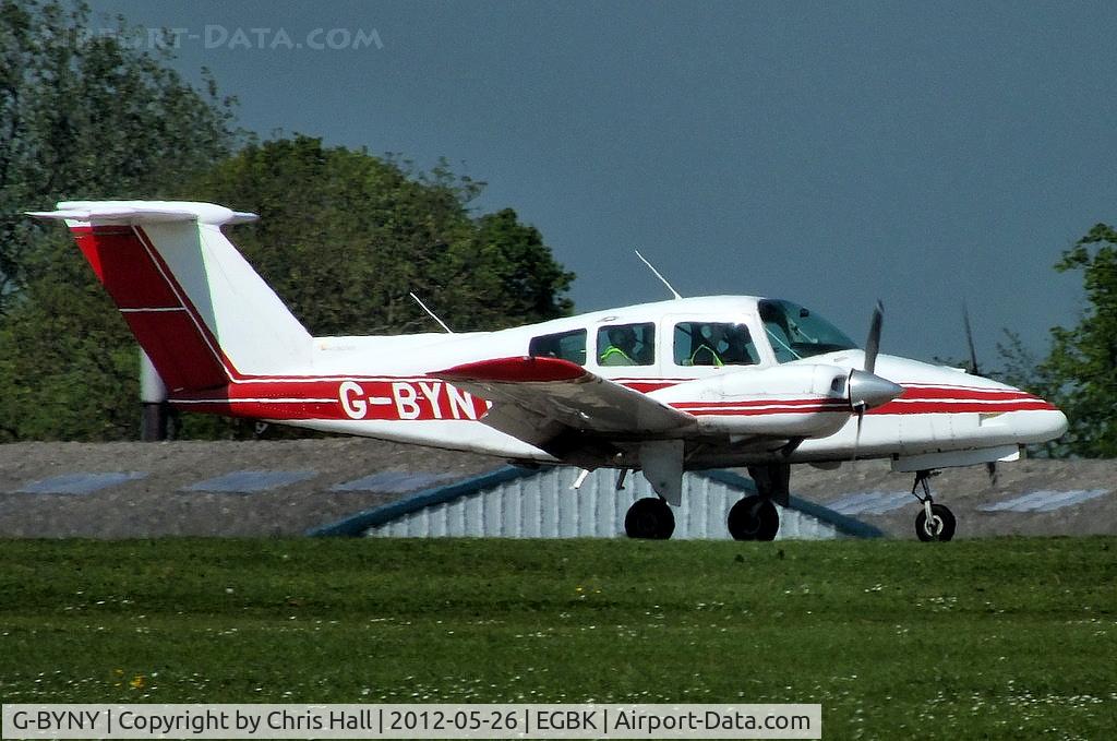 G-BYNY, 1977 Beech 76 Duchess C/N ME-247, at AeroExpo 2012