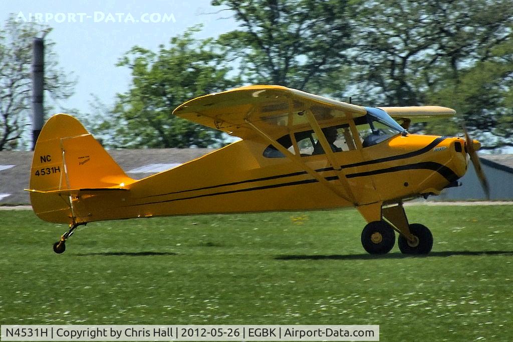 N4531H, 1948 Piper PA-15 Vagabond C/N 15-305, at AeroExpo 2012