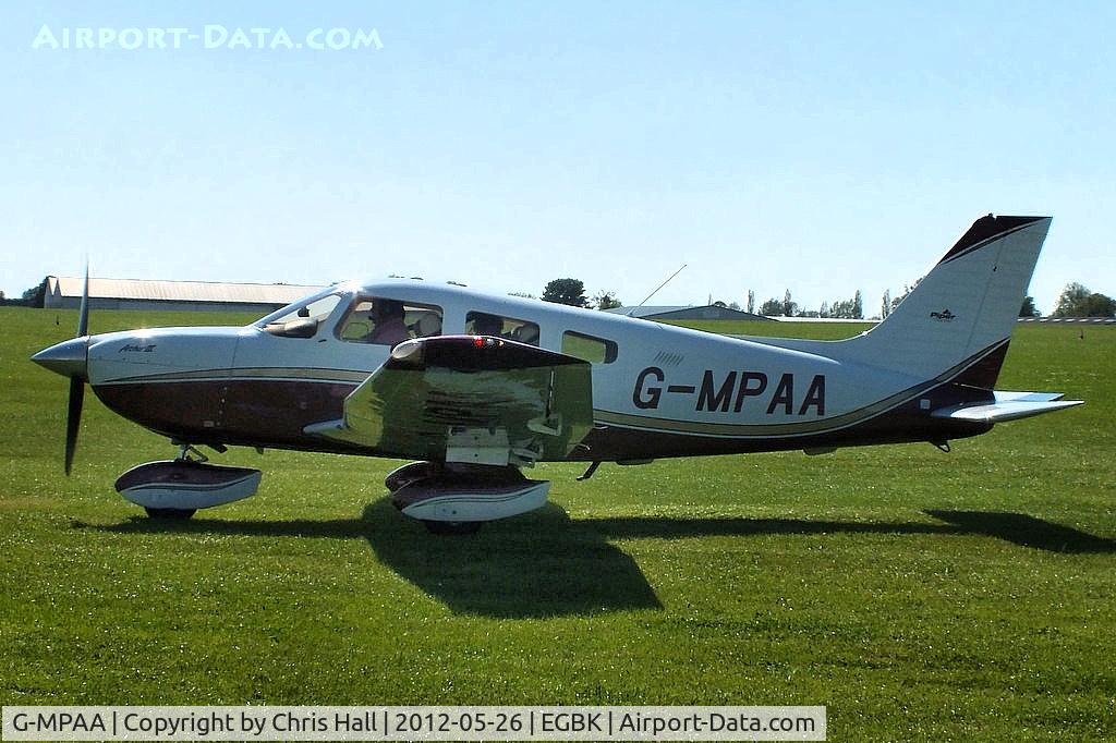 G-MPAA, 2002 Piper PA-28-181 Cherokee Archer III C/N 2843539, at AeroExpo 2012