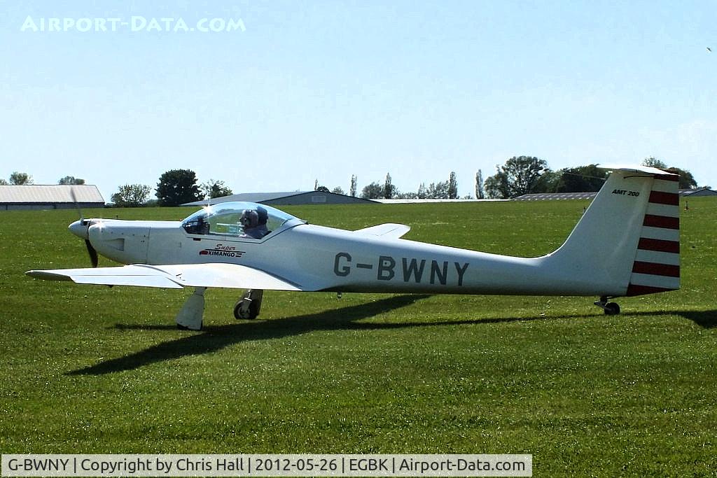 G-BWNY, 1996 Aeromot AMT-200 Super Ximango C/N 200.055, at AeroExpo 2012