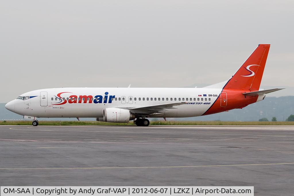 OM-SAA, 1992 Boeing 737-476 C/N 24439, Samair 737-400