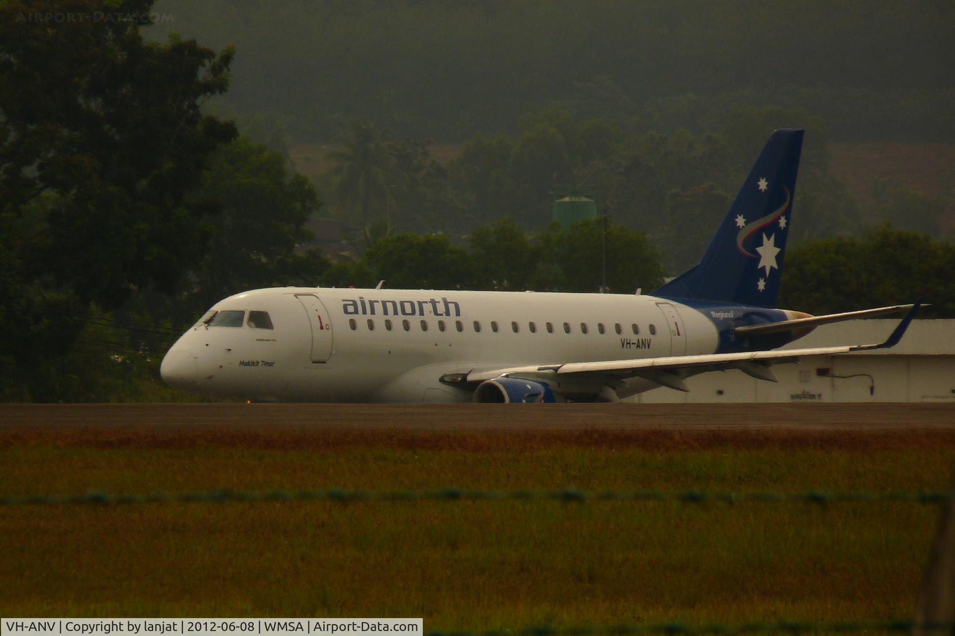 VH-ANV, 2009 Embraer 170LR (ERJ-170-100LR) C/N 17000280, Charterd Flight